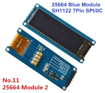 2,08 дюймовый 7P SPI OLED модуль SSD1307 Drive IC 128*32 Белый синий зеленый цветной экран дисплея Полный обзор 4 провода SPI IIC I2C