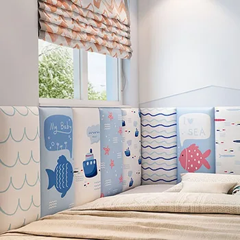 2023 новая детская комната, утолщенный самоклеящийся цветной мягкий мешок для изголовья кровати
