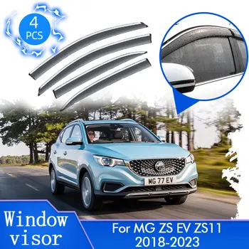 4x Лобовое стекло для MG ZS EV ZS11 2018 2019 2020 2021 2022 2023, Солнцезащитные козырьки От Дождя, Дефлектор, тент, накладка, Автомобильные аксессуары