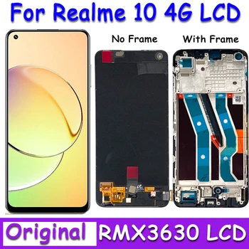 6,4 Оригинал Для Oppo Realme 10 4G ЖК-экран Сенсорная Панель Дигитайзер В Сборе Для Realme10 Замена ЖК-дисплея RMX3630