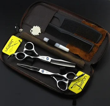 6 Дюймов 440C Ножницы для волос Парикмахерские Филировочные Парикмахерские Ножницы Набор Ножниц Инструменты для укладки