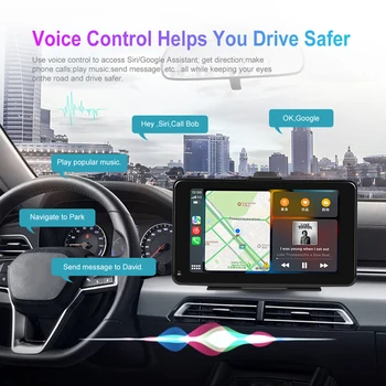 7-Дюймовый Автомобильный Мультимедийный плеер 2.5Din Carplay Android Auto Авторадио Стерео Bluetooth Автомобильный Настольный Монитор FM-Передатчик Car Playe