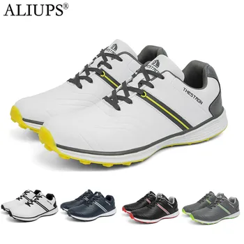 ALIUPS Водонепроницаемая мужская обувь для гольфа, профессиональная легкая обувь для игроков в гольф, спортивные кроссовки для гольфа на открытом воздухе, бренд спортивных кроссовок