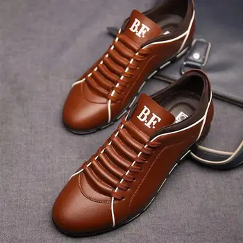 RayZing/мужская обувь для бизнеса и офиса, модная обувь на мягкой подошве, мужская повседневная обувь больших размеров, обувь на плоской подошве, размер ЕС 37-50