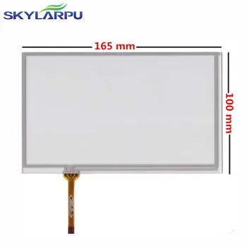 skylarpu Новая 7-дюймовая 4-проводная резистивная сенсорная панель 165 мм * 100 мм, панель с сенсорным экраном, дигитайзер, левая линия, бесплатная доставка
