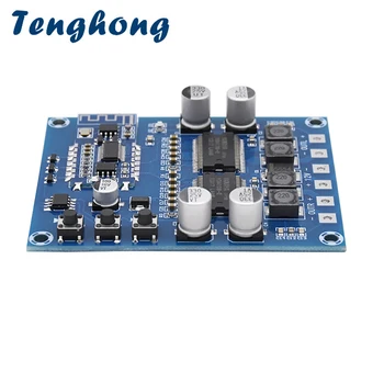 Tenghong YDA138-E Цифровой Bluetooth 5,0 Плата Усилителя Мощности 20 Вт * 2 Hi-Fi Стерео Аудио Усилители Звука Динамик Домашний Amplificador