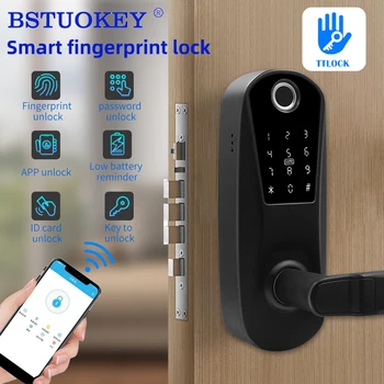 TTLOCK Мобильное приложение Умный Пульт дистанционного Управления Отпечатки пальцев Биометрия Пароль Код Засов Автоматическая Защелка Bluetooth