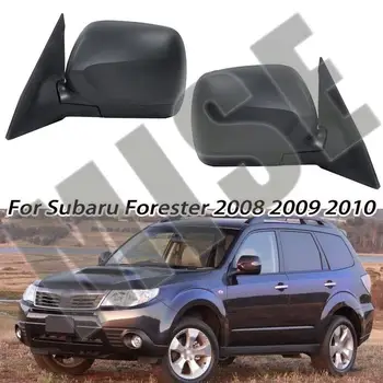 Автомобильное зеркало заднего вида в сборе для Subaru Forester 2008 2009 2010, Боковое зеркало с автоматической дверью и крылом, Электрическая складывающаяся регулировка объектива, обогрев