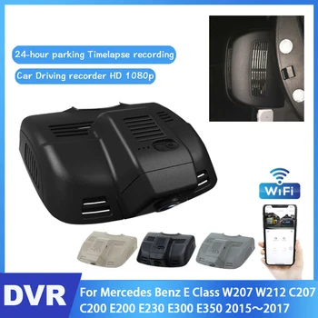 Автомобильный Wifi Видеорегистратор Камера Регистратор 24H HD Ночного Видения Для Mercedes Benz E Class W207 W212 C207 C200 E200 E230 E300 E350 С 2015 по 2017 год