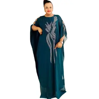 Африканское Шифоновое платье, Женское Платье с рукавами 