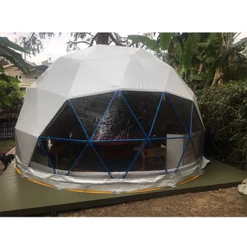 В наличии геокупольный дом диаметром 6 м, брезентовая купольная палатка для отдыха
