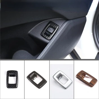 Для BMW X1 U11 2023 ABS Silveer. углеродное волокно, автомобильный внутренний переключатель задней двери, накладка на раму, наклейки для отделки, автомобильные аксессуары для интерьера