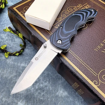 Легко переносимый карманный нож - Boker Survival Лезвие из нержавеющей стали Для Кемпинга, Охоты, самообороны, Складной Инструмент с ручкой Mikata