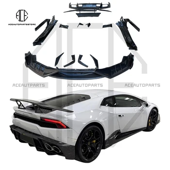 Обвесы из углеродного волокна MSY Style, разработанные для автомобильных бамперов Lamborghini Huracan LP610 Auto