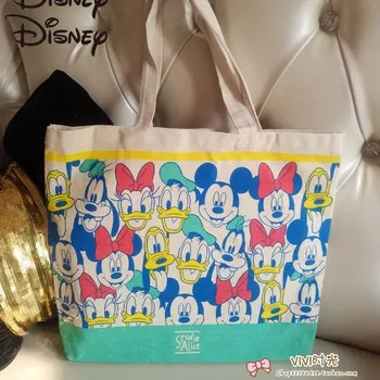Приложение к журналу Disney Japan, Холщовая сумка Disney с Микки и Минни, Дональд Дак, сумка через плечо, сумки через плечо для женщин