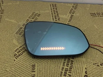 Синее зеркало заднего вида, светодиодный индикатор поворота, обогрев слепой зоны, Монитор для Daewoo Magnus Rezzo Matiz Lanos, 2 шт.
