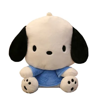 Супер милые Плюшевые игрушки Sanrio Pochacco с рисунком Аниме, Подушка для собаки, Диванная подушка, подарок на День рождения для девочек и детей