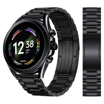 Титановый Металлический Ремешок Для Huawei Fossil Gen 6 44 мм Smartwatch BandGen6 5 5e 44 мм/Gen5 LTE 45 мм Аксессуары Для Браслетов 22 мм
