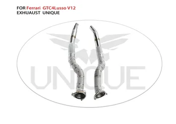 УНИКАЛЬНАЯ Выхлопная система Водосточная труба с высоким Расходом для Ferrari FF V12 6.3Л, Бесконтактная труба с теплозащитным экраном