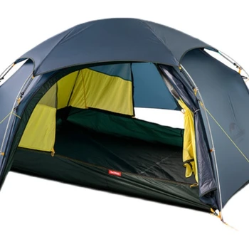 шестиугольная двухместная палатка Four Seasons для кемпинга на открытом воздухе, защита от дождя и солнца для одного человека, горная палатка