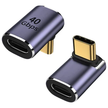 100 Вт USB 4.0 Type C Адаптер OTG 40 Гбит/с Быстрая Передача данных Планшет USB-C Зарядное Устройство Конвертер для Телефона Macbook Air Pro