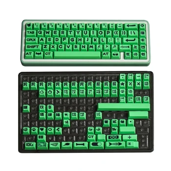 138 клавиш PBT Animal Keycaps Вишневый краситель Sub Keycap для механической клавиатуры