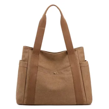 2023 Женская сумка из холста Достаточной емкости, сумка через плечо, сумка для Вечерней вечеринки