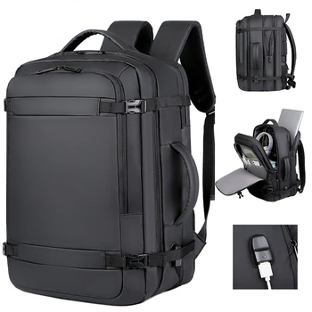 40-дюймовый рюкзак для путешествий с гибким USB-разъемом, одобренные для полетов сумки для ручной клади в самолетах, водостойкий прочный 17-дюймовый рюкзак для мужчин
