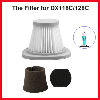 5 шт. Фильтр для ручного пылесоса DX128C, бытовой автомобильный пылесос, Аксессуары для пылесборника 16000Pa