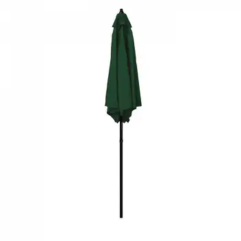 7,5-дюймовый Стальной зонт для рынка с нажимным подъемником зеленого Цвета, Пляжный зонт для Солнца, набор Дождевиков для Сада