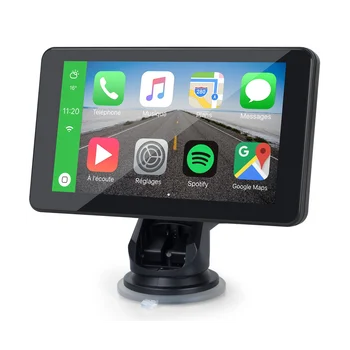 7-дюймовый монитор Carplay, Портативная беспроводная навигация CarPlay для автомобиля, универсальный дисплей, совместимый с Android Auto и Siri
