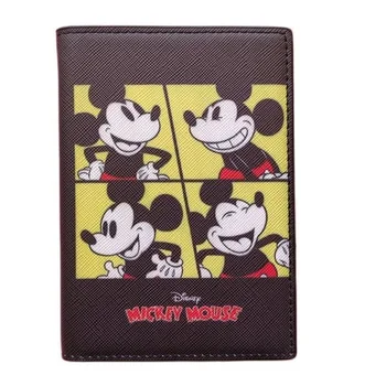 Disney Mickey Caratoon, Обложка для паспорта, кошелек, Унисекс, Деловой Многофункциональный кошелек для кредитных карт, Органайзер, Чехол
