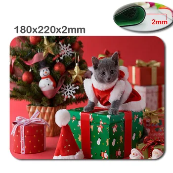 Mairuige, Хит продаж, Разноцветные животные, Милые рождественские котята, Высококачественный модный нескользящий прочный коврик для Мыши