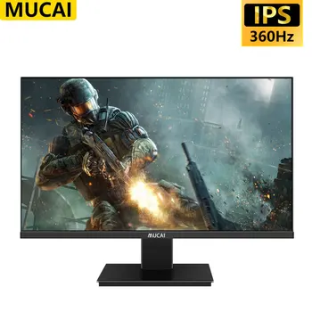 MUCAI 24,5 Дюймовый IPS монитор 360 Гц Игровой ПК для геймеров ЖК-дисплей HD Экран настольного компьютера плоская панель, совместимая с HDMI/DP
