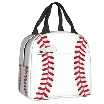 Бейсбольная кружевная сумка для ланча для кемпинга, путешествий, Портативного пикника, изолированный кулер, термальный ланч-бокс, Женская детская сумка-тоут
