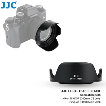 Бленда объектива JJC для объективов Nikon Nikkor Z 40 мм F2, 28 мм F2.8, Fujifilm XF 18 мм F2 R, XC 15-45 мм F3.5-5.6, Canon EF 40 мм F2.8 STM