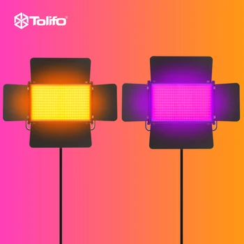 Видеосветка Tolifo GK-S150RGB RGB 150 Вт 2700-10000 К, 20 Встроенных Ламп с световыми эффектами для Фотостудии CRI ≥ 95 TLCI ≥ 96