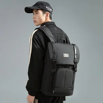 Винтажный холщовый рюкзак, мужской дорожный кожаный рюкзак для ноутбука, Походная школьная сумка для книг, сумка для альпинизма для мужчин