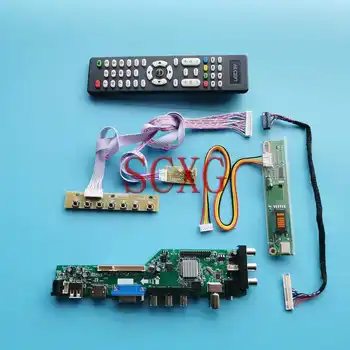 Для LP164WD1 DVB Плата цифрового ЖК-контроллера DIY Kit LVDS 30 Pin 16,4 