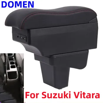 Для Suzuki Vitara коробка для подлокотников Для автомобиля Vitara Коробка для хранения подлокотников Дооснащение запчасти специальные автомобильные аксессуары Интерьер USB