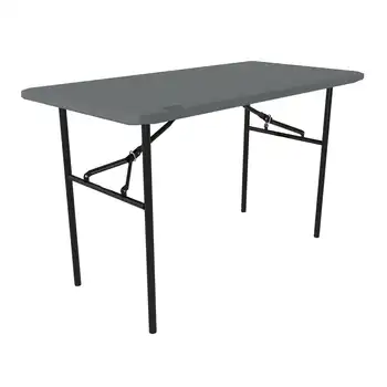 Долговечный складной столик на 4 фута (Essential) Серый 80694