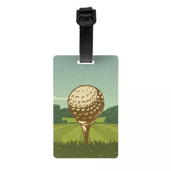 Изготовленная на заказ Милая Багажная бирка для гольфа с карточкой с именем Игрока в гольф, идентификационная этикетка для дорожной сумки чемодана