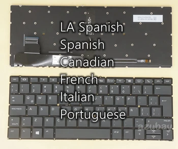 Канадская, французская, Итальянская, Португальская, испанская клавиатура LA для HP L40527- / L56442- 161 -071 -131 -061 -051 - DB1, с подсветкой