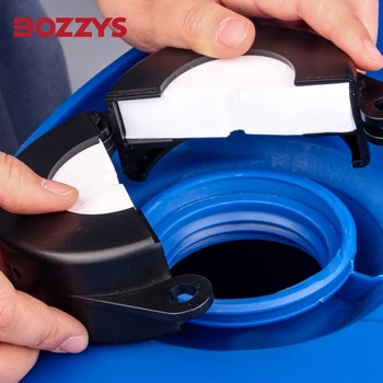 Материал BOZZYS HDPE может быть настроен для защиты от химических выбросов и загрязнения частицами грязи