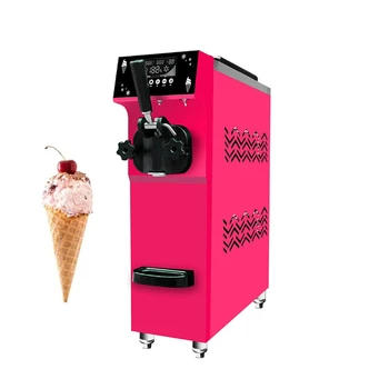 Машина для приготовления мягкого Мороженого Коммерческая Вертикальная машина для приготовления йогурта Светодиодная интеллектуальная панель Машина для приготовления эскимо Подходит для ресторанов