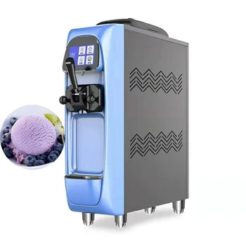 Машина для приготовления мягкого мороженого, машина для приготовления замороженного йогурта с одной головкой, полностью автоматическая машина для приготовления эскимо