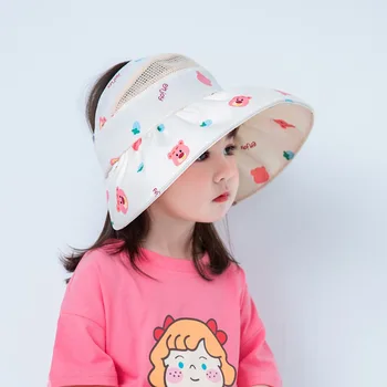Милая Детская шляпка с кружевными бантиками, летняя детская шляпка от солнца для девочек, аксессуары для детей, спортивная бейсболка для девочек, капот Enfant