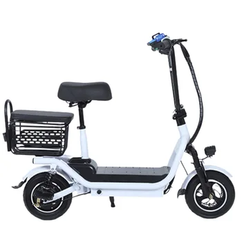 Мини-Электрический Мотоцикл с откидной батареей, автомобиль для взрослых, легкий, для родителей и детей, для поездок на работу, Взрывозащищенные шины с амортизацией