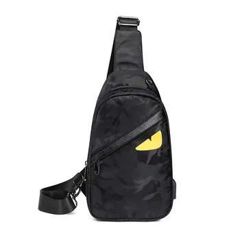 Многофункциональная сумка-мессенджер, Мужская сумка, Модная водонепроницаемая сумка из ткани Оксфорд, USB, Сумка-мессенджер, Уличная сумка