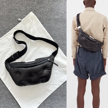 Модная Классическая Модная Роскошная Дизайнерская мужская и женская сумка Cloud Series в складку, сумка-мессенджер, Верхний слой из овчины